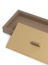 Detail View - Click To Enlarge - PINETTI - Rectangle leather box – Taupe