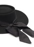 Detail View - Click To Enlarge - SENSI STUDIO - Polka dot ribbon wool felt gaucho hat