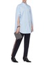 Figure View - Click To Enlarge - CALVIN KLEIN 205W39NYC - Slit cape sleeve shirt