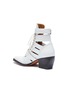 Detail View - Click To Enlarge - CHLOÉ - 'Rylee' cutout leather lace-up ankle boots
