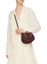 Figure View - Click To Enlarge - CHLOÉ - 'Nile' small bracelet handle crossbody bag