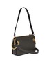 Figure View - Click To Enlarge - CHLOÉ - 'Roy' oversized ring small leather crossbody bag