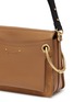 Detail View - Click To Enlarge - CHLOÉ - 'Roy' oversized ring small leather crossbody bag