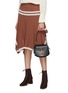 Front View - Click To Enlarge - CHLOÉ - 'Tess' ring small leather shoulder bag