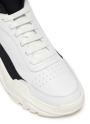 Detail View - Click To Enlarge - JOSHUA SANDERS - 'Zenith' neoprene collar chunky outsole leather sneakers