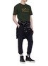 Figure View - Click To Enlarge - ALEXANDER WANG - 'Platinum' slogan embroidered T-shirt