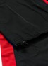  - WALES BONNER - Contrast stripe inseam nylon cargo pants