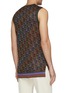 Back View - Click To Enlarge - WALES BONNER - Abstract graphic jacquard knit vest