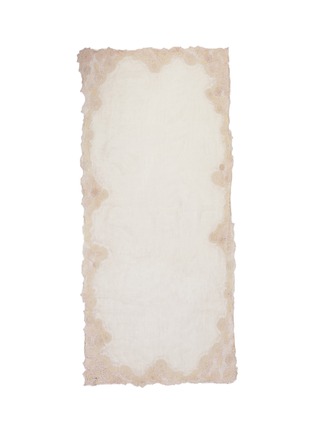 Main View - Click To Enlarge - FALIERO SARTI - 'Dreaming' floral lace border scarf