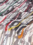Detail View - Click To Enlarge - FALIERO SARTI - 'Image' threaded letter print wool blend scarf