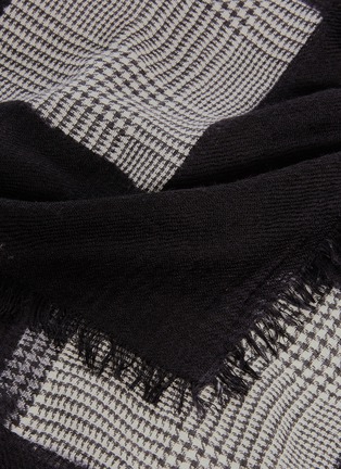 Detail View - Click To Enlarge - FALIERO SARTI - 'Magda' houndstooth check plaid silk-virgin wool scarf