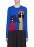 Main View - Click To Enlarge - ALICE & OLIVIA - 'Chia' Stacey embellished intarsia wool sweater