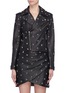 Main View - Click To Enlarge - ALICE & OLIVIA - 'Cody' star stud leather jacket