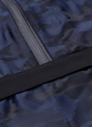  - 73333 - 'Cantilever' camouflage print windbreaker half-zip hoodie