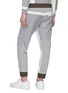 Back View - Click To Enlarge - 73333 - 'Biker' colourblocked quilted sweatpants