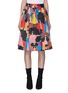 Main View - Click To Enlarge - ALICE & OLIVIA - 'Birdie' Stacey print midi skirt
