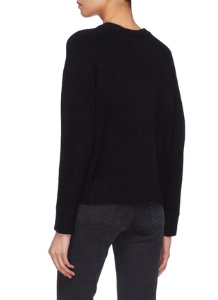 Back View - Click To Enlarge - ALICE & OLIVIA - 'Jolynn' faux pearl cutout sweater