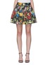 Main View - Click To Enlarge - ALICE & OLIVIA - 'Fizer' floral print pleated skirt