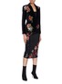Figure View - Click To Enlarge - ALICE & OLIVIA - 'Ella' floral appliqué sequin skirt