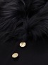  - ALICE & OLIVIA - 'Vance' detachable fox fur collar wool coat