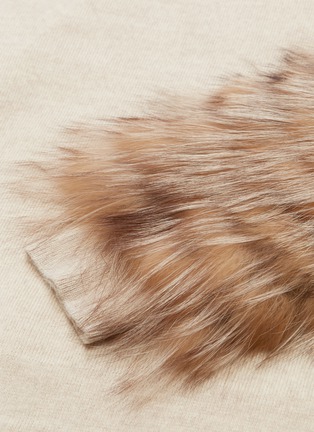  - ALICE & OLIVIA - 'Sheila' fox fur cuff sweater