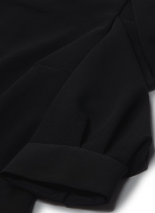 Detail View - Click To Enlarge - ALICE & OLIVIA - 'Brenna' puff sleeve mock neck dress