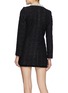 Back View - Click To Enlarge - ALICE & OLIVIA - 'Andreas' glass crystal placket metallic tweed jacket