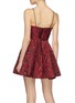 Back View - Click To Enlarge - ALICE & OLIVIA - 'Anette' floral jacquard sleeveless mini dress