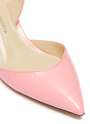 Detail View - Click To Enlarge - PAUL ANDREW - 'Rhea' patent leather slingback pumps