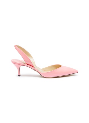 Main View - Click To Enlarge - PAUL ANDREW - 'Rhea' patent leather slingback pumps