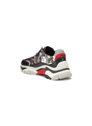 Detail View - Click To Enlarge - ASH - 'Action' chunky outsole logo camouflage print leather sneakers