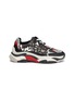 Main View - Click To Enlarge - ASH - 'Action' chunky outsole logo camouflage print leather sneakers