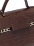 Detail View - Click To Enlarge - DELVAUX - 'Tempête MM' alligator leather satchel