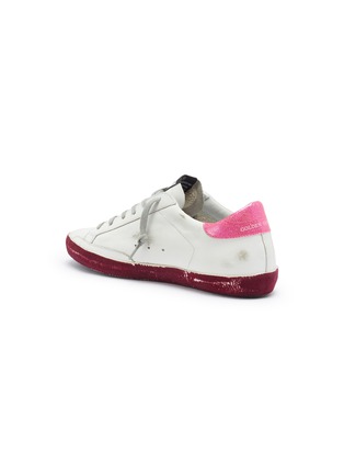 Detail View - Click To Enlarge - GOLDEN GOOSE - 'Superstar' colourblock leather sneakers