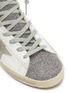 Detail View - Click To Enlarge - GOLDEN GOOSE - 'Francy' bead leather high top sneakers