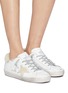 Figure View - Click To Enlarge - GOLDEN GOOSE - 'Superstar' shearling lined leather sneakers