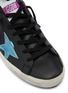 Detail View - Click To Enlarge - GOLDEN GOOSE - 'Superstar' glitter counter leather sneakers