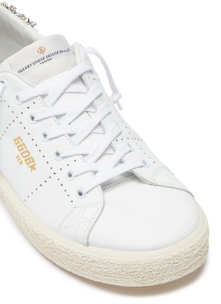 Detail View - Click To Enlarge - GOLDEN GOOSE - 'Tennis' strass leather sneakers