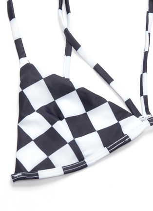  - ABYSSE - 'Dawn' checkerboard triangle bikini top