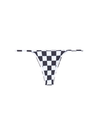 Main View - Click To Enlarge - ABYSSE - 'Dara' checkerboard bikini bottoms