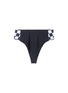 Main View - Click To Enlarge - ABYSSE - 'Benson' checkerboard outseam high waist bikini bottoms