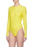 Figure View - Click To Enlarge - ABYSSE - 'Billie' tie open back one piece swimsuit