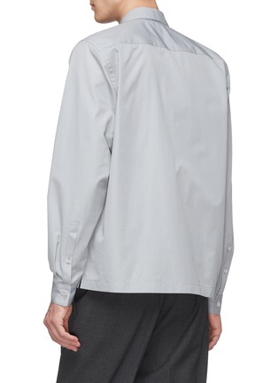 Back View - Click To Enlarge - JIL SANDER - Zip pocket shirt