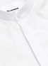  - JIL SANDER - Mandarin collar layered placket shirt