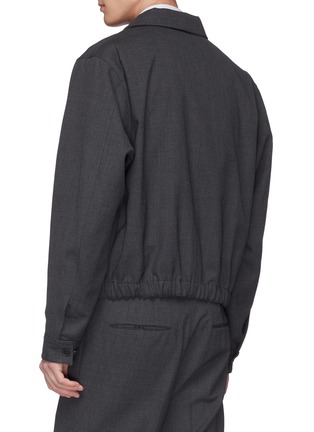 Back View - Click To Enlarge - JIL SANDER - Concealed placket shirt jacket