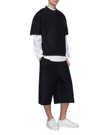 Figure View - Click To Enlarge - JIL SANDER - Boxy wool T-shirt