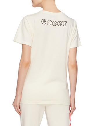 Back View - Click To Enlarge - GUCCI - x Chikae Ide 'Viva! Volleyball' sequinned graphic print T-shirt