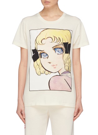 Main View - Click To Enlarge - GUCCI - x Chikae Ide 'Viva! Volleyball' sequinned graphic print T-shirt