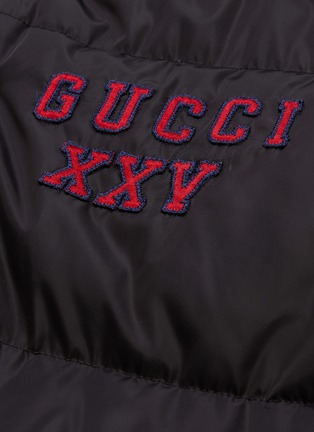  - GUCCI - x Major League Baseball 'Pittsburgh Pirates™' logo appliqué down puffer jacket
