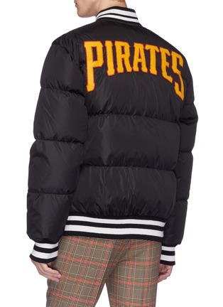 Back View - Click To Enlarge - GUCCI - x Major League Baseball 'Pittsburgh Pirates™' logo appliqué down puffer jacket